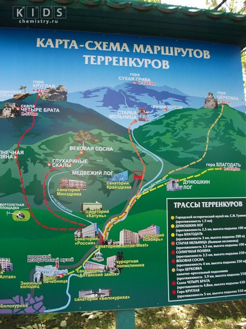 карта терренкуров